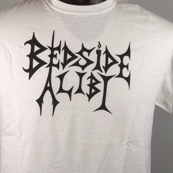 Bedside Alibi Hard Rock Band Music Graphic T Shirt - Picture 3 of 4